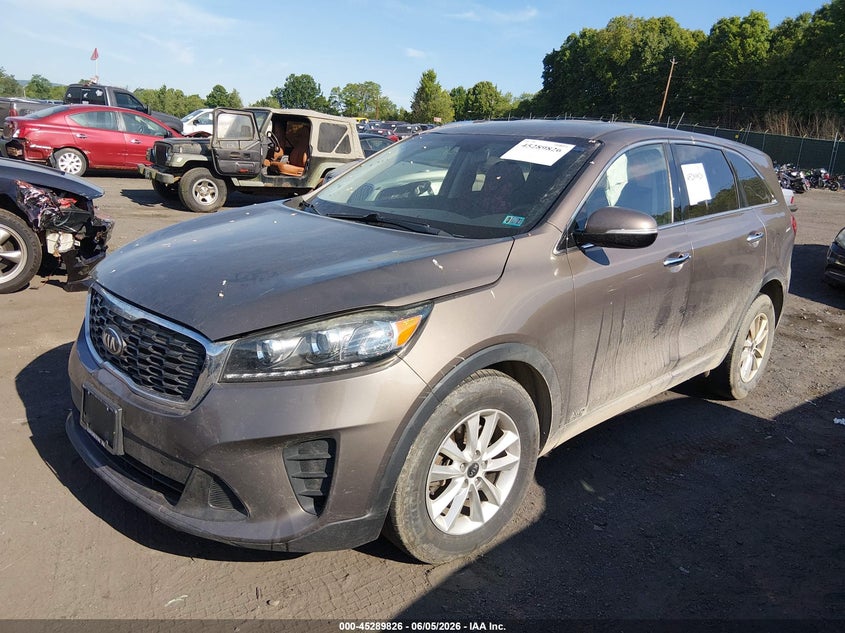 Vin: 5xypgda59kg483996, lot: 45787662, kia sorento 3.3l lx 20192