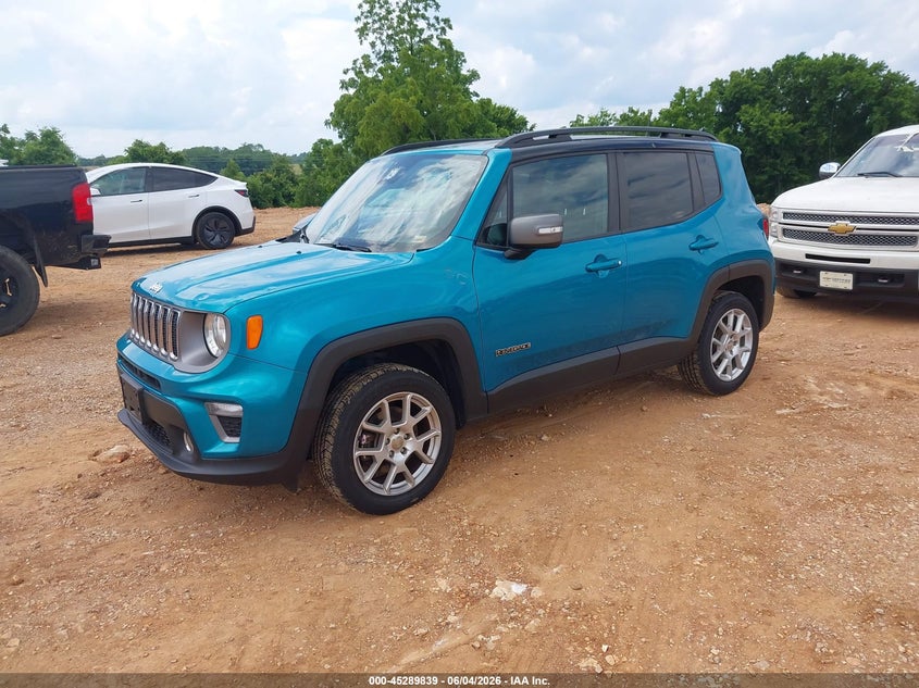 Vin: zacnjdd13mpm95076, lot: 45787675, jeep renegade limited 4x4 20212