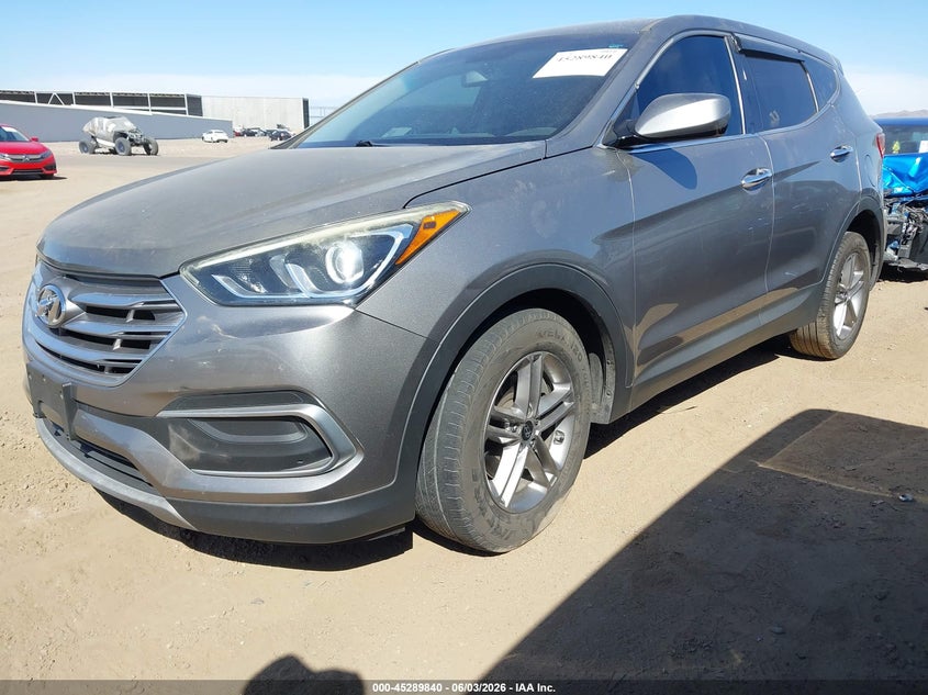 Vin: 5nmzt3lb5jh097985, lot: 45787676, hyundai santa fe sport 2.4l 20182