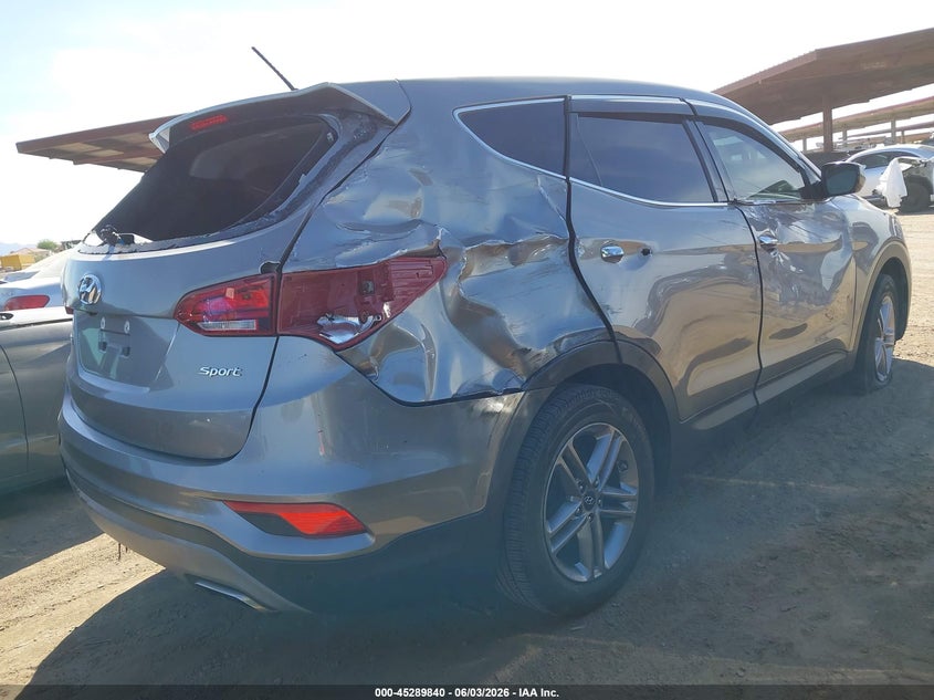 Vin: 5nmzt3lb5jh097985, lot: 45787676, hyundai santa fe sport 2.4l 20184