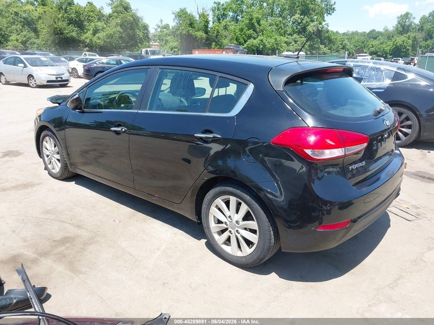 Vin: knafx5a82f5372309, lot: 45787730, kia forte ex 20153