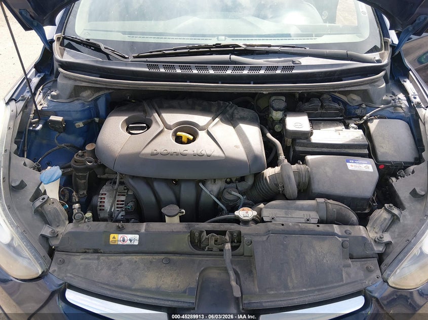2016 HYUNDAI ELANTRA SEDAN 1.8L I-4 DOHC, VVT, 145HP