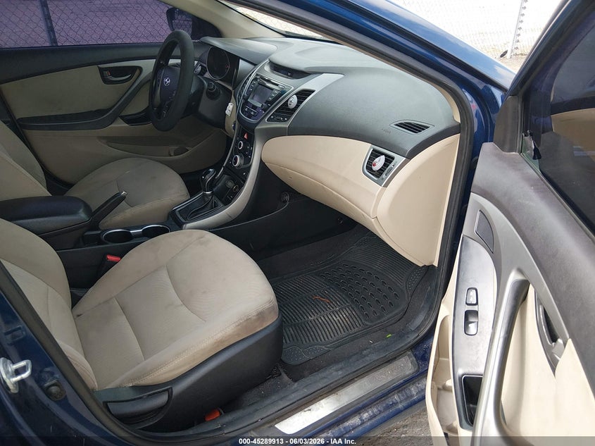 2016 HYUNDAI ELANTRA SEDAN 1.8L I-4 DOHC, VVT, 145HP