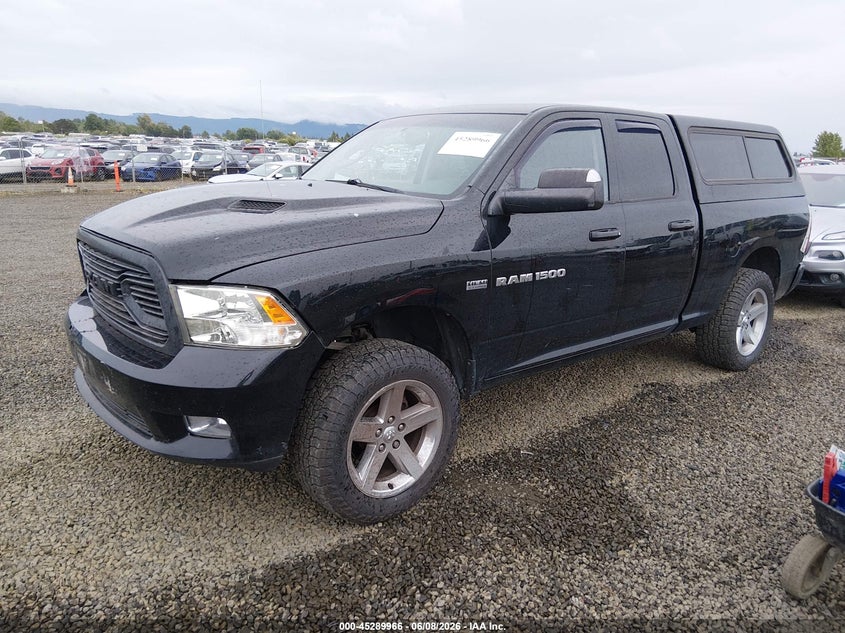 1C6RD7HT0CS275807 2012 Ram 1500 5.7 Ram Sport black