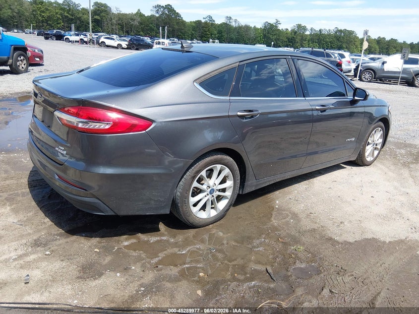 Vin: 3fa6p0lu4kr211442, lot: 45787813, ford fusion hybrid se 20194