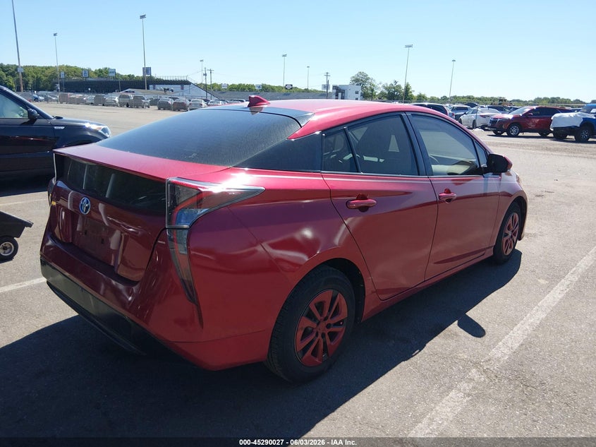Vin: jtdkarfu6j3063785, lot: 45787863, toyota prius two eco 20184