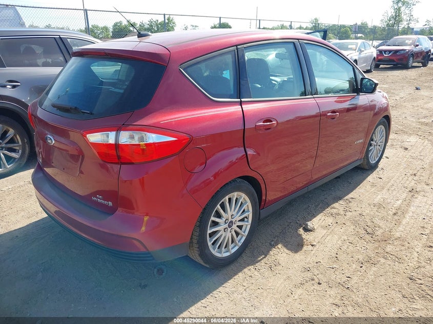 Vin: 1fadp5au4dl544636, lot: 45787880, ford c-max hybrid se 20134