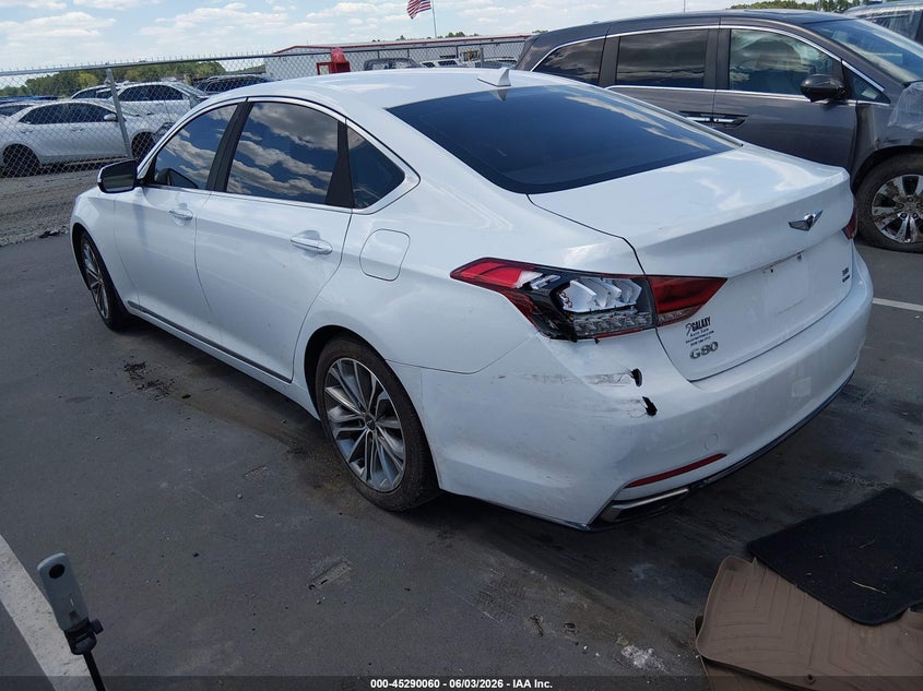 2017 GENESIS G80 auction photo 3
