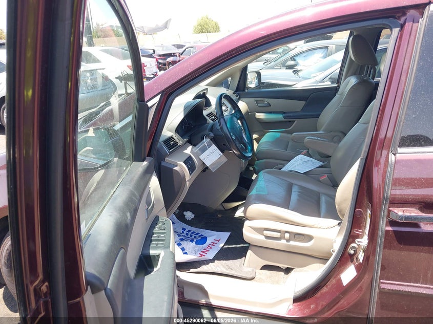 2012 Honda Odyssey Ex-L VIN: 5FNRL5H60CB100481 Lot: 45290062