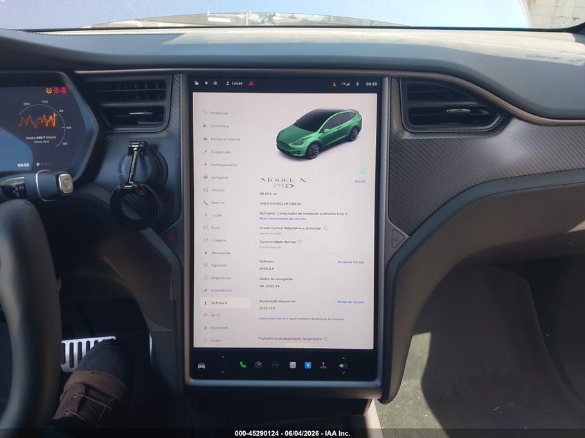 2018 Tesla Model X 100D/75D/P100D VIN: 5YJXCBE21JF128634 Lot: 45290124