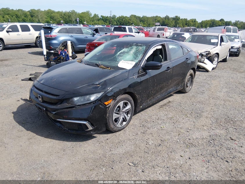 Vin: 2hgfc2f68kh563774, lot: 45787975, honda civic lx 20192