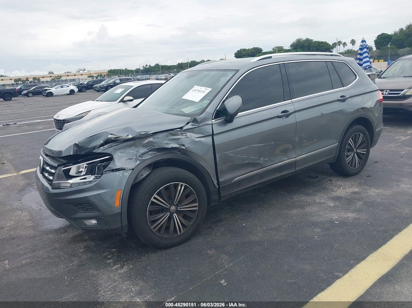 Vin: 3vv3b7ax0jm003489, lot: 45787987, volkswagen tiguan 2.0t se/2.0t sel 20182