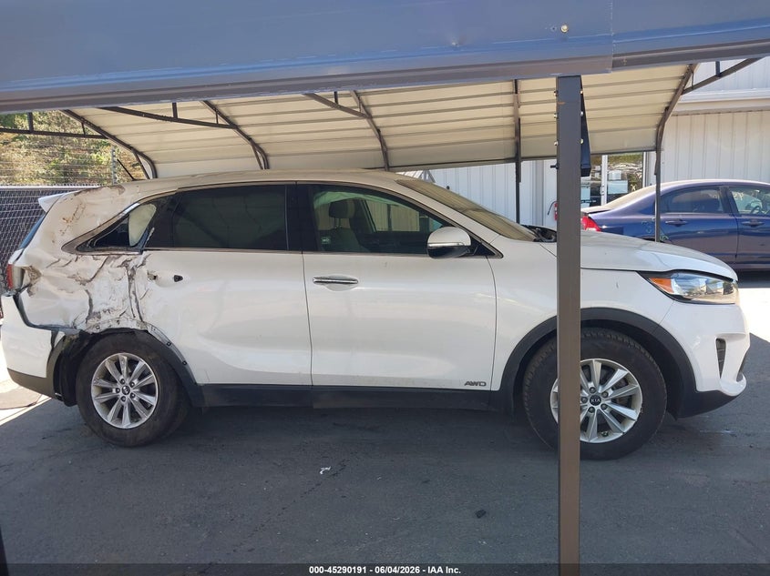 2019 Kia Sorento 2.4L Lx VIN: 5XYPGDA3XKG462539 Lot: 45290191