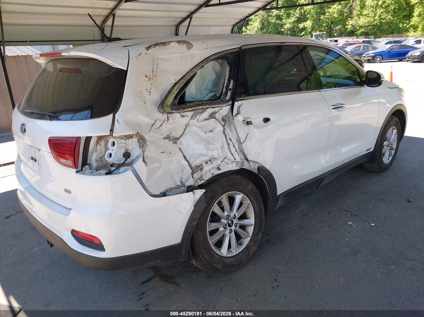 Vin: 5xypgda3xkg462539, lot: 45788027, kia sorento 2.4l lx 20194