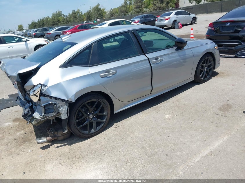 Vin: 2hgfe2f5xrh562220, lot: 45788042, honda civic sport 20244