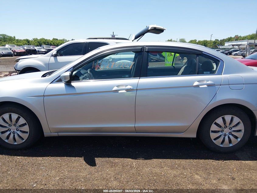 2012 Honda Accord 2.4 2.4 Lx silver Lot 111045290207 Vin 1HGCP2F3XCA126680