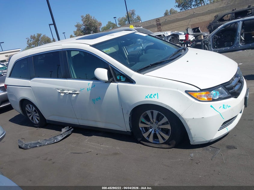 2015 Honda Odyssey Ex-L VIN: 5FNRL5H6XFB109130 Lot: 45290222