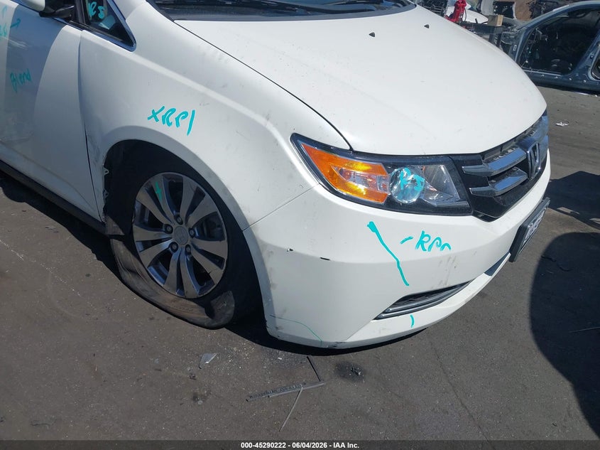 2015 Honda Odyssey Ex-L VIN: 5FNRL5H6XFB109130 Lot: 45290222