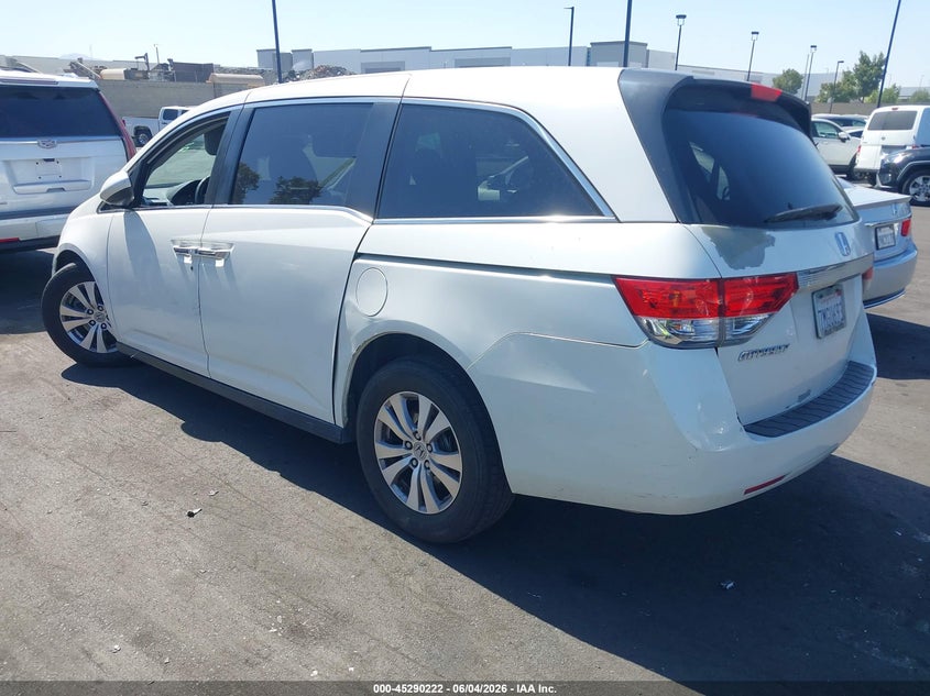 Vin: 5fnrl5h6xfb109130, lot: 45788058, honda odyssey ex-l 20153