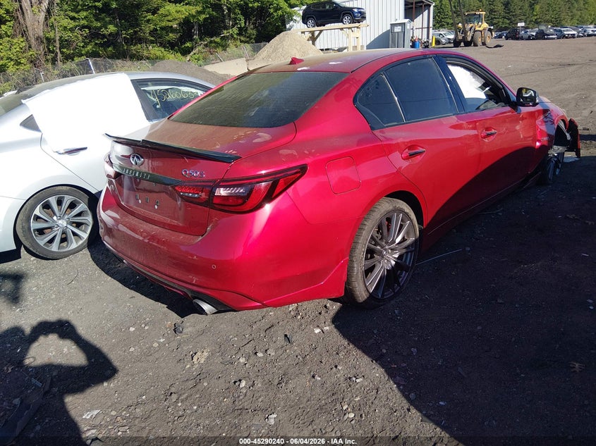 Vin: jn1fv7ap7km760893, lot: 45788075, infiniti q50 3.0t red sport 400 20194