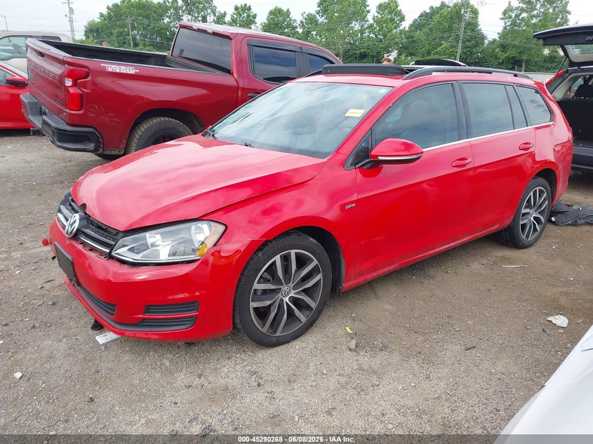 2016 VOLKSWAGEN GOLF SPORTWAGEN auction photo 2