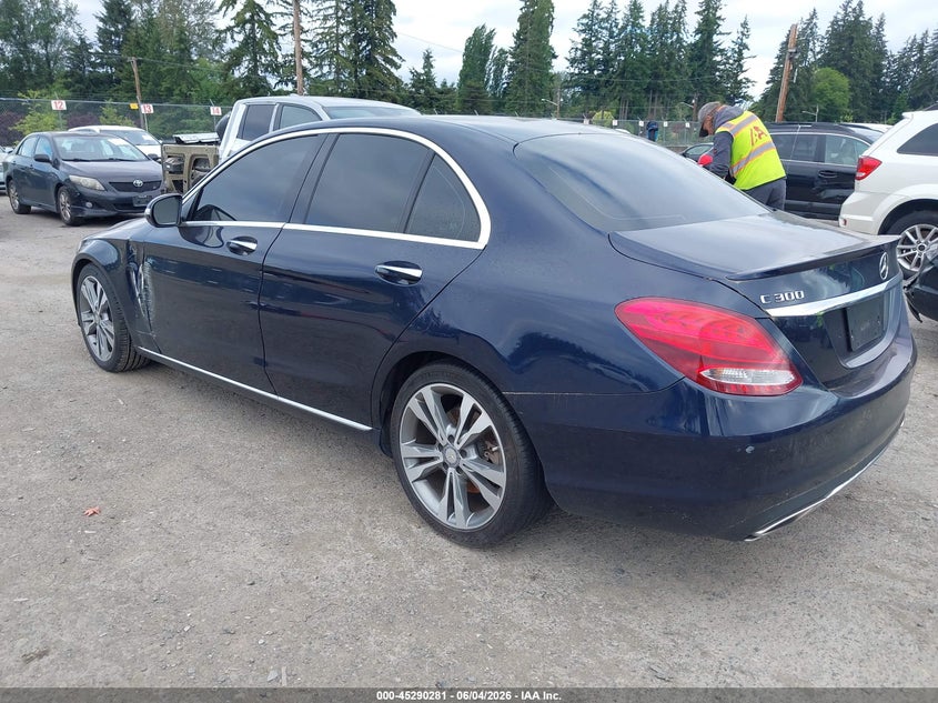 Vin: 55swf4jb7fu088697, lot: 45788117, mercedes-benz c 300 20153