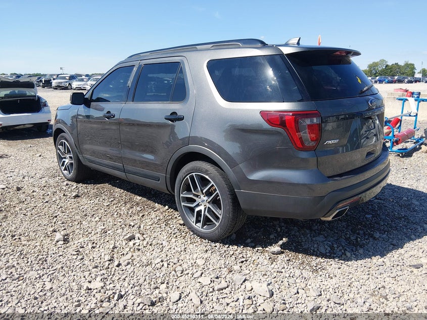 2017 FORD EXPLORER auction photo 3