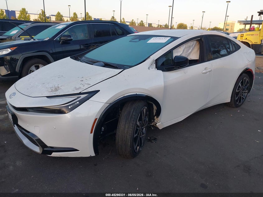 Vin: jtdacacu3p3008411, lot: 45788167, toyota prius prime xse 20232