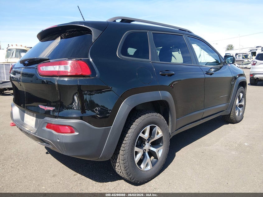 Vin: 1c4pjmbb1hd225078, lot: 45788196, jeep cherokee trailhawk 4x4 20174