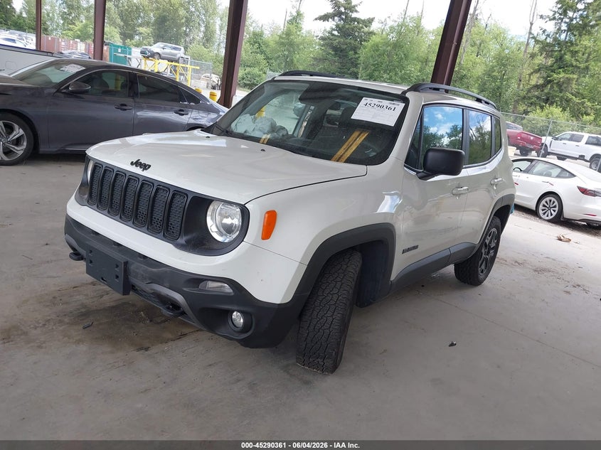 Vin: zacnjbab7lpl24184, lot: 45788198, jeep renegade upland 4x4 20202