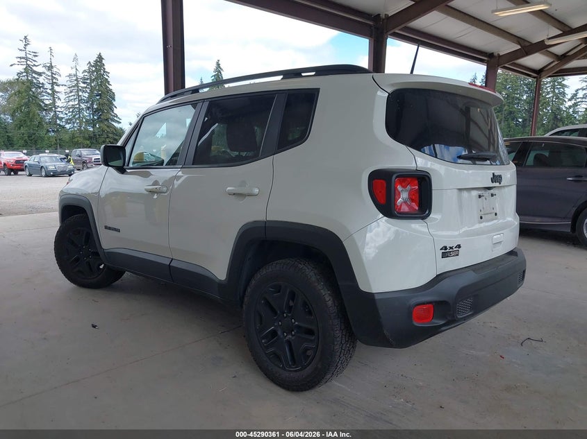 Vin: zacnjbab7lpl24184, lot: 45788198, jeep renegade upland 4x4 20203