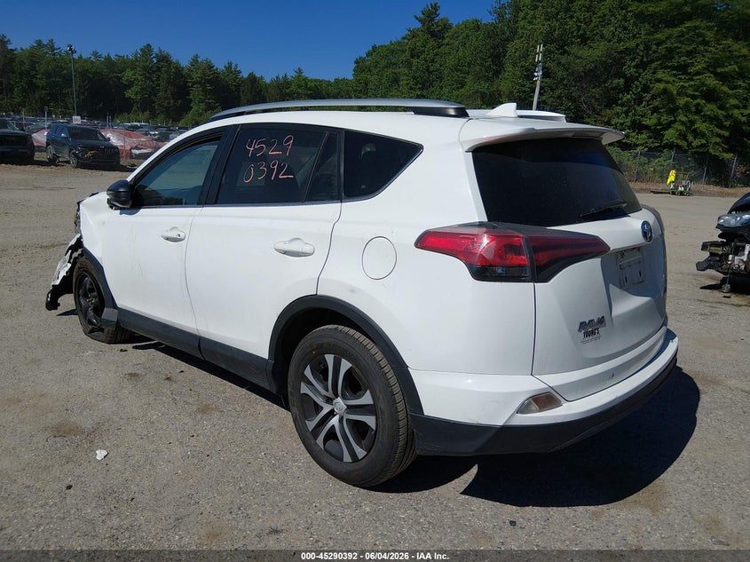 Vin: 2t3bfrev4gw488195, lot: 45788228, toyota rav4 le 20163