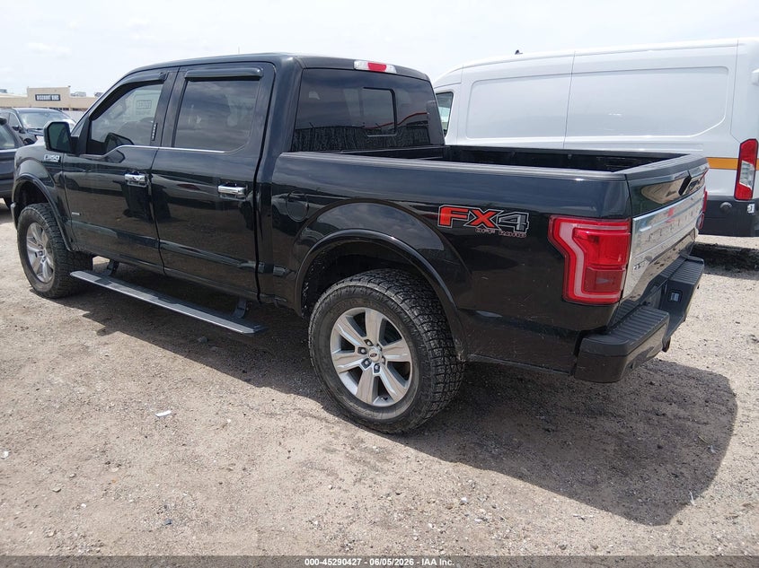 Vin: 1ftew1eg3gfc07327, lot: 45788263, ford f-150 platinum 20163