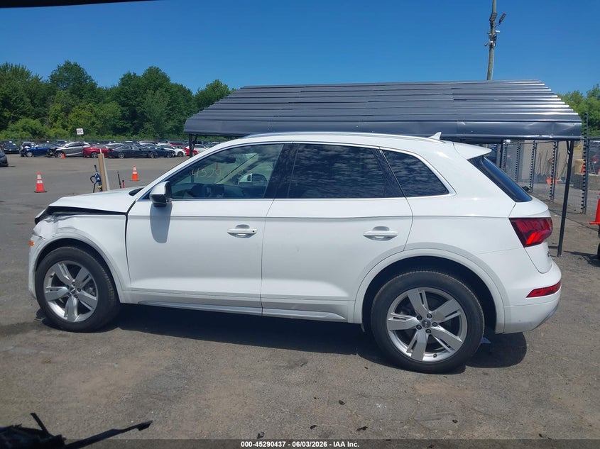 2019 Audi Q5 45 Premium VIN: WA1BNAFY9K2116120 Lot: 45290437
