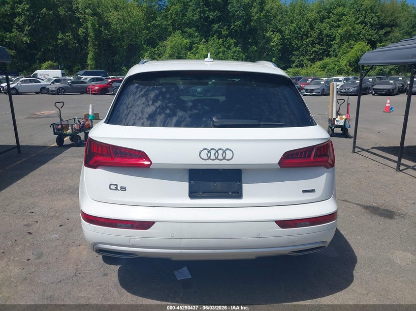 2019 Audi Q5 45 Premium VIN: WA1BNAFY9K2116120 Lot: 45290437