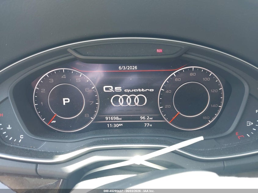 2019 Audi Q5 45 Premium VIN: WA1BNAFY9K2116120 Lot: 45290437