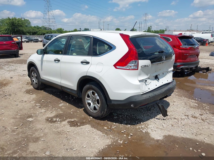 Vin: 5j6rm4h31dl073202, lot: 45788277, honda cr-v lx 20133