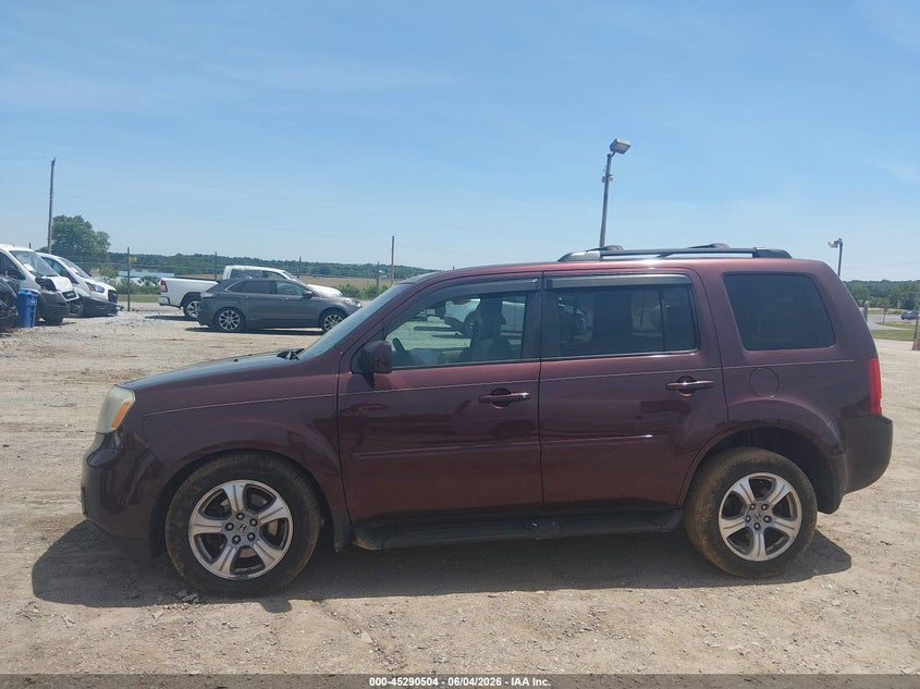 2013 Honda Pilot Ex-L VIN: 5FNYF4H75DB066481 Lot: 45290504