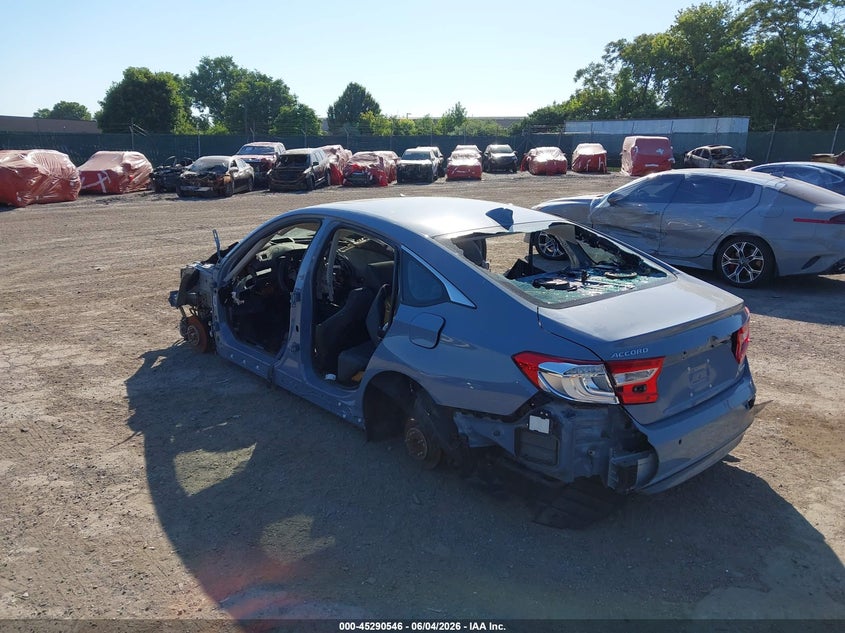 Vin: 1hgcv3f99na007795, lot: 45788382, honda accord hybrid touring 20223