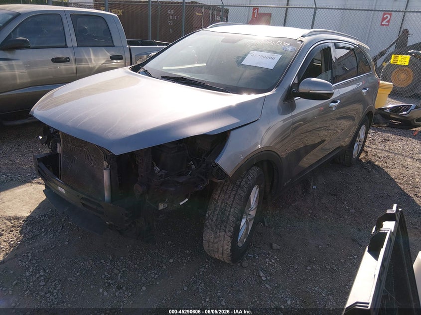 Vin: 5xypgda3xjg373388, lot: 45788442, kia sorento 2.4l lx 20182