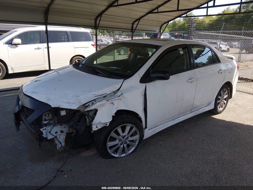 2010 TOYOTA COROLLA SEDAN 1.8L I-4 DOHC, VVT, 132HP