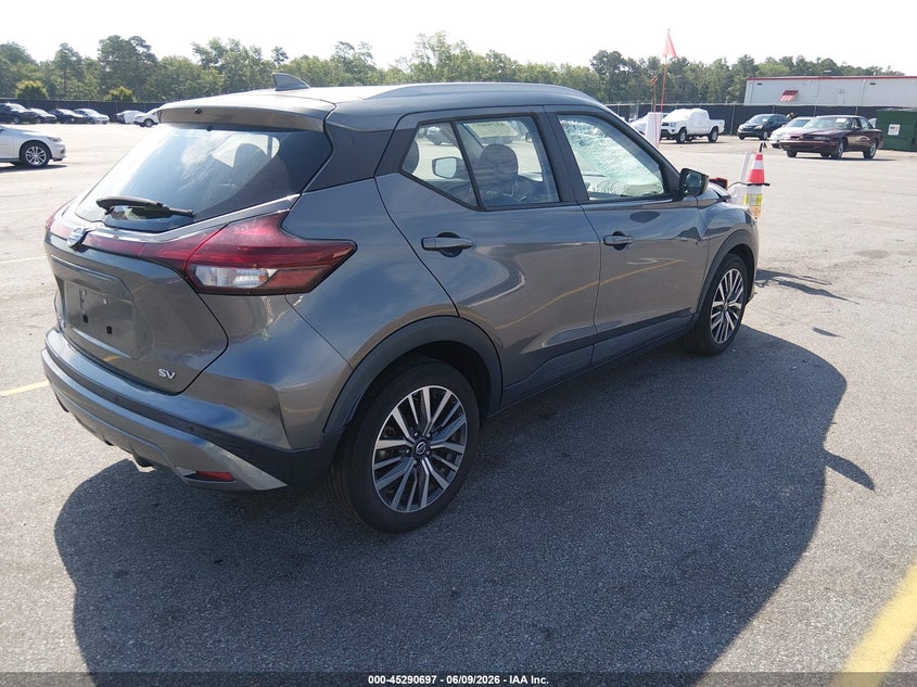 Vin: 3n1cp5cv2ml525893, lot: 45788533, nissan kicks sv xtronic cvt 20214