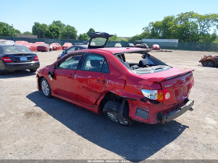 Vin: 2t1bu4ee9ac229082, lot: 45788534, toyota corolla s 20103
