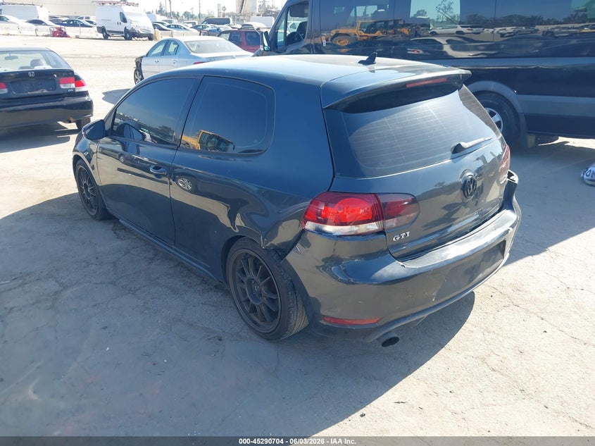 Vin: wvwed7aj4cw006847, lot: 45788542, volkswagen gti 2-door 20123