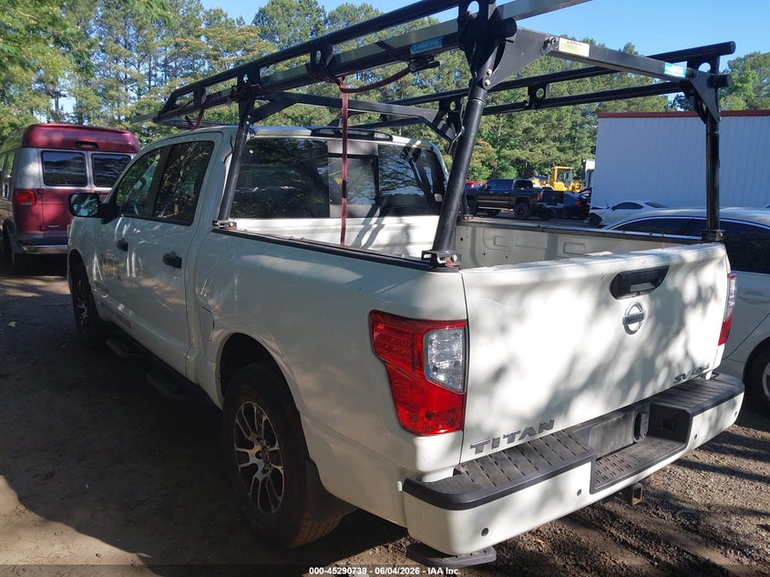 Vin: 1n6aa1ec4nn107988, lot: 45788575, nissan titan sv 4x4 20223