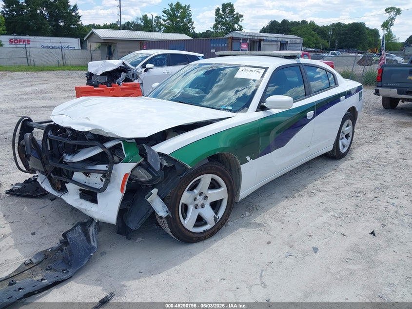 Vin: 2c3cdxat8jh163211, lot: 45788632, dodge charger police rwd 20182