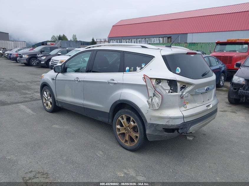 Vin: 1fmcu9j93gua22396, lot: 45788638, ford escape titanium 20163