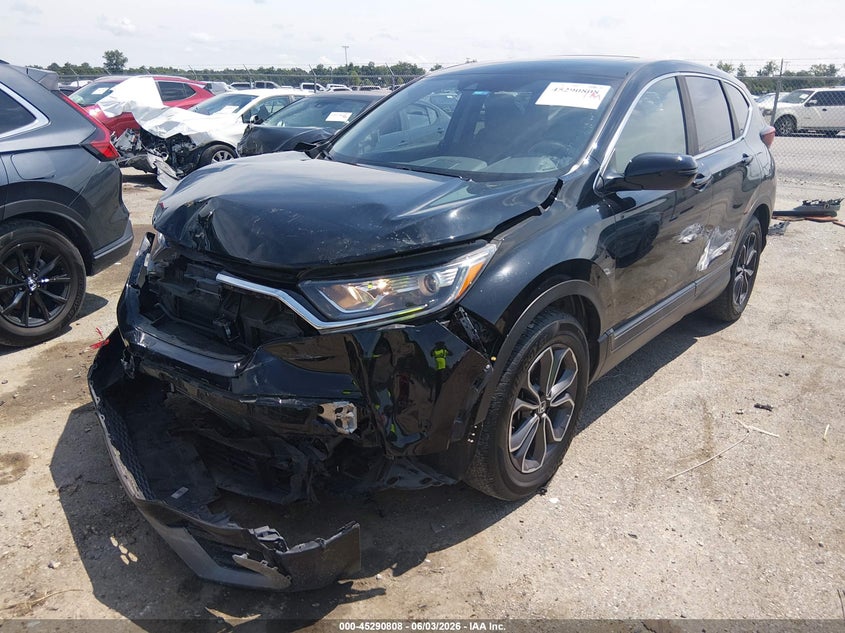 Vin: 2hkrw1h59lh418110, lot: 45788644, honda cr-v 2wd ex 20202