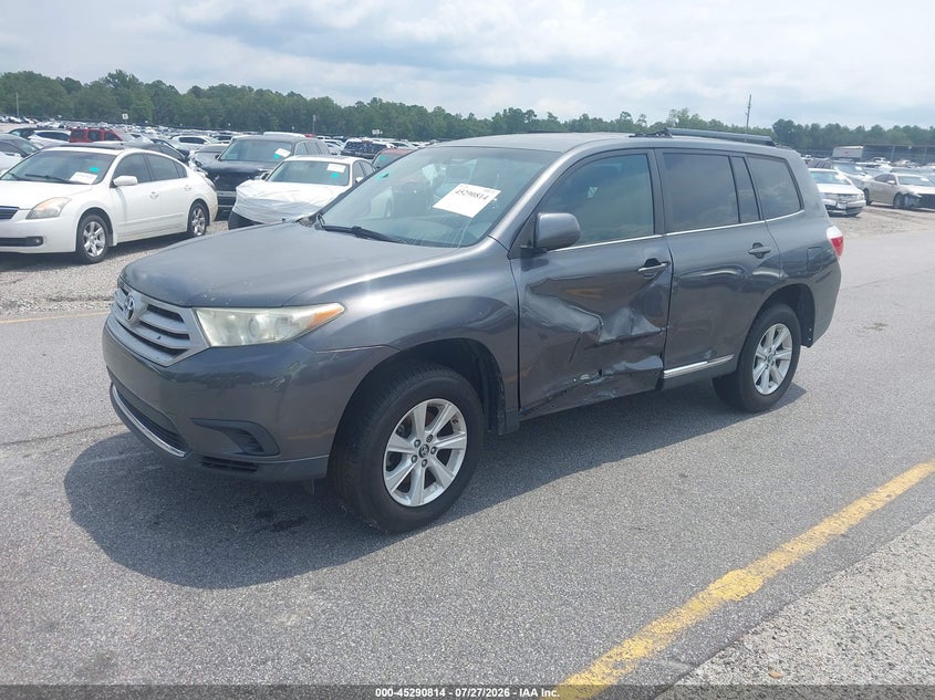 Vin: 5tdza3eh2cs018506, lot: 45788650, toyota highlander 20122