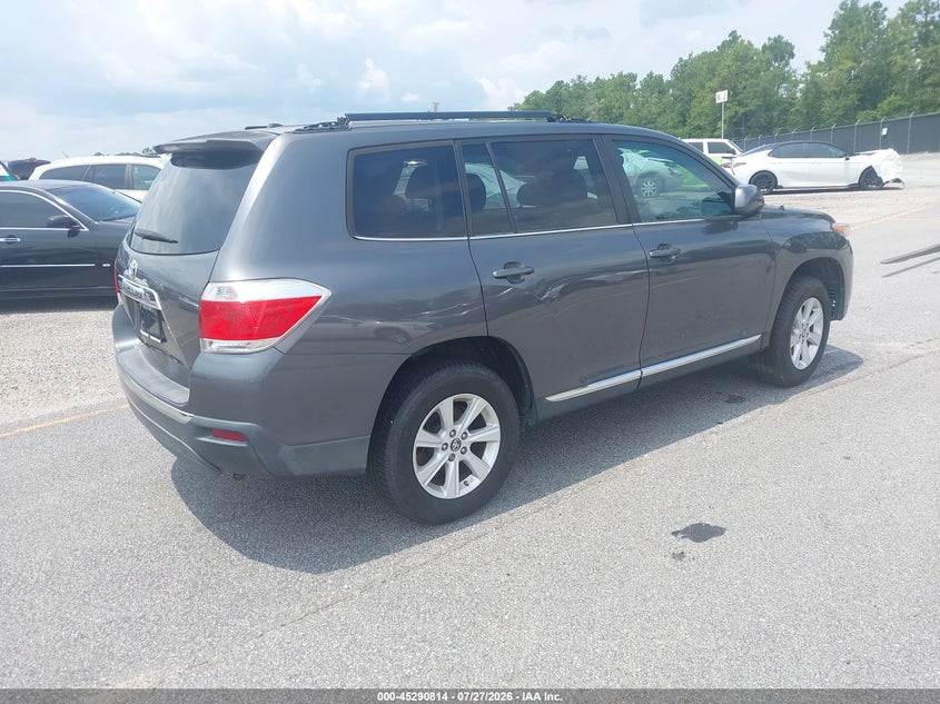 Vin: 5tdza3eh2cs018506, lot: 45788650, toyota highlander 20124